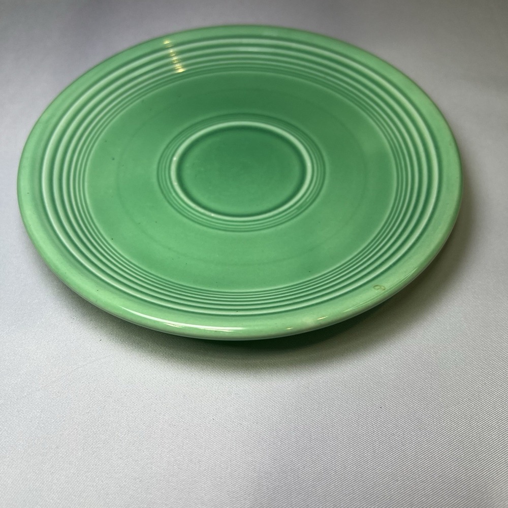 Vintage Retired Homer Laughlin Fiesta Fiestaware‎ Green 6" Diameter Saucer